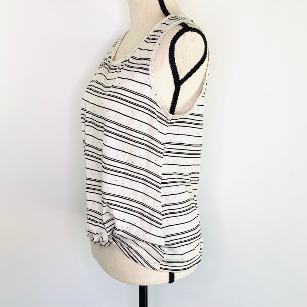 Max Studio Striped Tank Top - Picture 2 of 7
